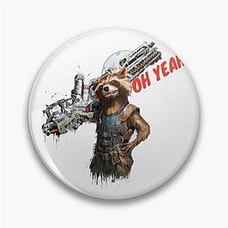Rocket Raccoon Avengers Pin