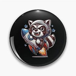 Rocket Racoon Vintage Pin