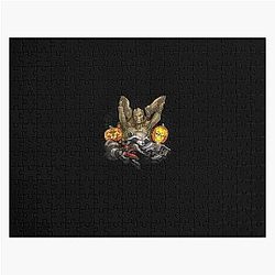 Rocket Raccoon Jack-o-Lantern Halloween Jigsaw Puzzle T-Shirt