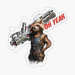 Rocket Raccoon Avengers Stickers