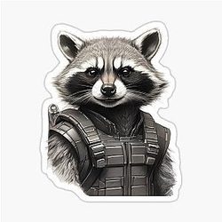 Rocket Raccoon Sticker