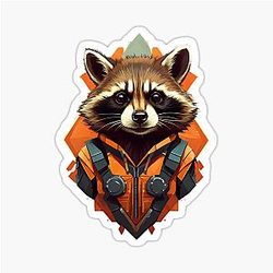 Rocket Raccoon Sticker