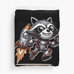 Rocket Raccoon Duvet Cover