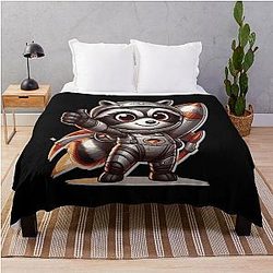 ROCKET RACCOON THROW BLANKET