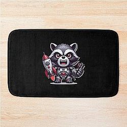 Rocket Racoon Bath Mat