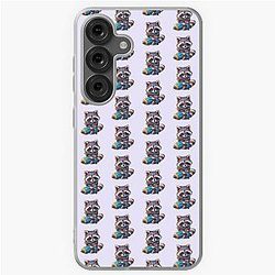 Rocket Raccoon Guardians Sticker Showcasing the Cute and Powerful Superhero Must-Have for Fans of the Avenger's Iconic Superhero Samsung Galaxy Soft Case
