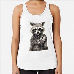 Rocket Raccoon Racerback Tank Top