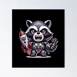 Rocket Raccoon Poster