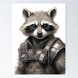 Rocket Raccoon Poster