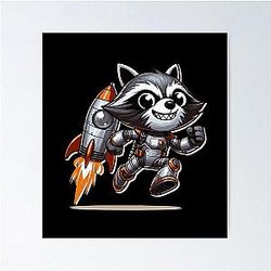 Rocket Racoon Poster