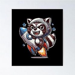 Rocket Raccoon Poster
