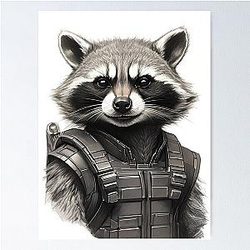 Rocket Raccoon Poster