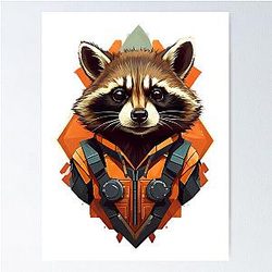 Rocket Raccoon Poster
