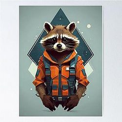 Rocket Raccoon Poster