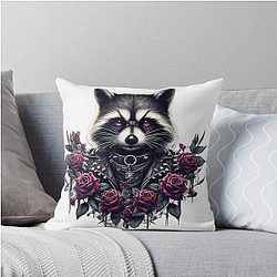Rocket Raccoon Throw Pillow