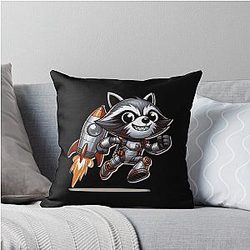 ROCKET RACCOON Throw Pillow