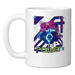 Marvel's Guardians of the Galaxy Video Game Rocket Raccoon Ceramic Mug White