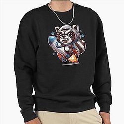 ROCKET RACCOON VINTAGE PULLOVER SWEATSHIRT