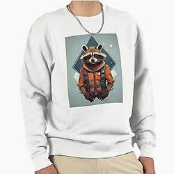 Rocket Raccoon Pullover Sweatshirt