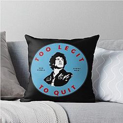 Too Legit to Quit Rod Kimble Stuntman Throw Pillow