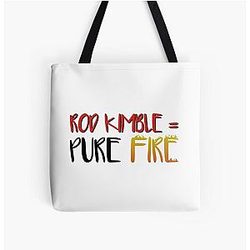 Hot Rod Kimble Pure Fire All Over Print Tote Bag
