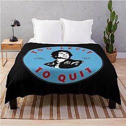 Too legit to quit Rod Kimble Stuntman Throw Blanket