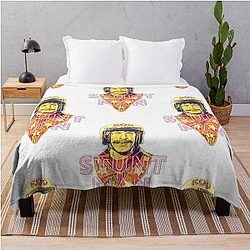 Rod Kimble Stuntman Throw Blanket