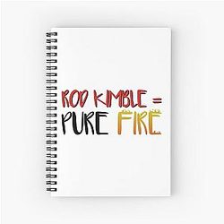 Hot Rod Rod Kimble Pure Fire Spiral Notebook