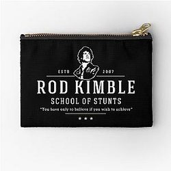 Rod Kimble School of Stunts - Established 2007 Zipper Pouch