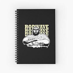 Rod Wave - Hard Times Spiral Notebook