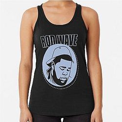 Rod Wave Blue Racerback Tank Top