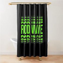 Rod Wave Shower Curtain