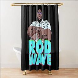 Rod Wave Shower Curtain