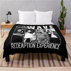 Rod Wave Vintage Fan Art Throw Blanket