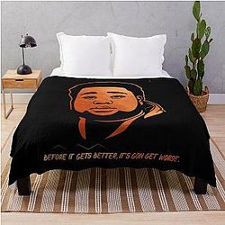 Rod Wave Bread Throw Blanket
