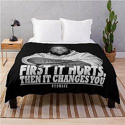 Rod Wave - First It Hurts Throw Blanket