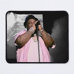 Rod Wave Concert Black Pink Mouse Pad