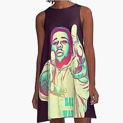 Rod Wave Tour A Line Dress