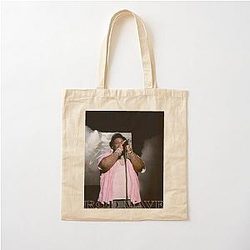 Rod Wave Concert Black Cotton Tote Bag