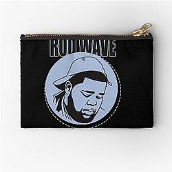 Rod Wave Blue Zipper Pouch