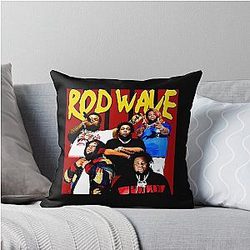 Rod Wave Throw Pillow
