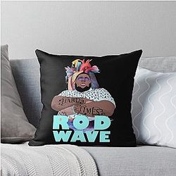 Rod Wave Throw Pillow