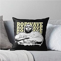 Rod Wave - Hard Times Throw Pillow