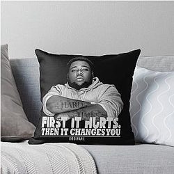 Rod Wave First It Hurts Throw Pillow