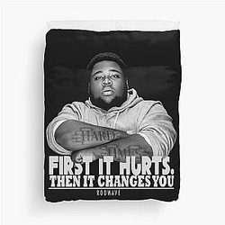 Rod Wave - First It Hurts Duvet Cover