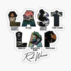 Last Lap Hoodie Rod Wave Tour Merch Casual Classic Sticker