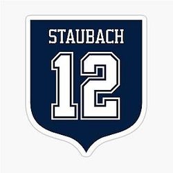 Roger Staubach emblem Sticker