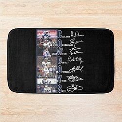 Cowboys Michael Irvin Roger Staubach Bath Mat