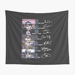 Cowboys Michael Irvin Roger Staubach Tapestry