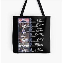 Cowboys Michael Irvin Roger Staubach Tote Bag